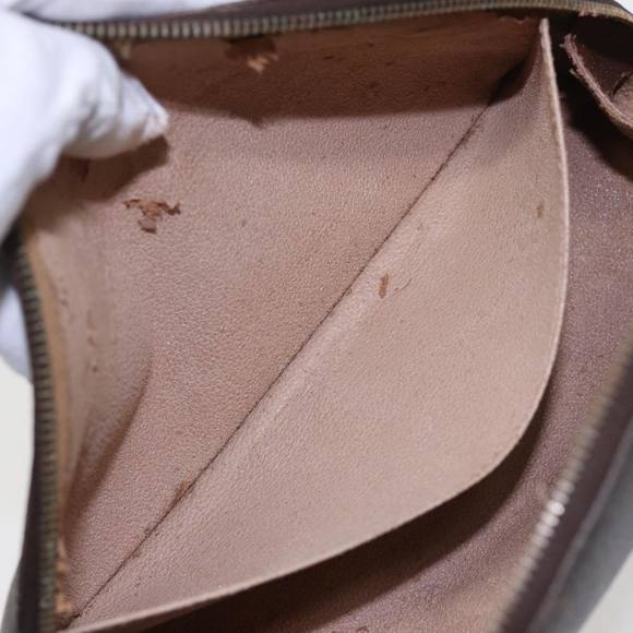 LOUIS VUITTON Monogram Trousse Demi Ronde Cosmetic Pouch M47520 LV Auth 78014 - Picture 12 of 16